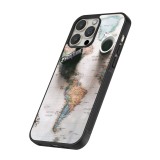 Coque iPhone 12 / 12 Pro - Silicone rigide noir Travel 01