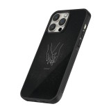 iPhone 12 Pro Max Case Hülle - Silikon schwarz Valentine 2023 hands forever