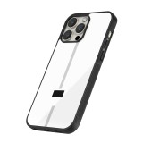 iPhone 13 Pro Case Hülle - Silikon schwarz Kanton FR weiss