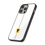 Coque iPhone 13 Pro - Silicone rigide noir Canton UR blanc
