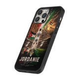 Coque iPhone 14 Pro Max - Silicone rigide noir Football Jordanie splash 2026