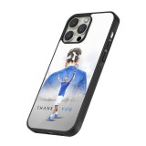Coque iPhone 14 Pro Max - Silicone rigide noir Thank you Roger