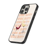 Coque iPhone 14 Pro Max - Silicone rigide noir Wine not