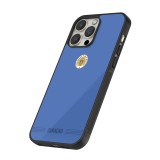 Coque iPhone 15 Pro Max - Silicone rigide noir Maillot de football Curaçao 2026 personnalisable