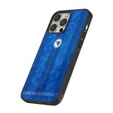 Coque iPhone 15 Pro - Silicone rigide noir Maillot de football Bosnie-Herzégovine 2026 personnalisable