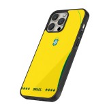 Coque iPhone 16 Pro Max - Silicone rigide noir Maillot de football Bresil 2026 personnalisable
