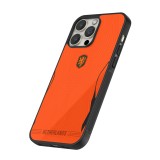 Coque iPhone 16 Pro Max - Silicone rigide noir Maillot de football Pays-Bas 2026 personnalisable