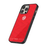 Coque iPhone 16 Pro Max - Silicone rigide noir Maillot de football Tunisie 2026 personnalisable