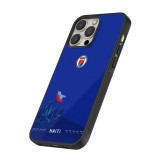Coque iPhone 16 Pro - Silicone rigide noir Maillot de football Haiti 2026 personnalisable