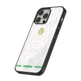 Coque iPhone 16 Pro - Silicone rigide noir Maillot de football Sénégal 2026 personnalisable