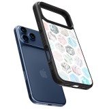 Coque iPhone 17 Pro Max - Silicone rigide noir Marble Everything