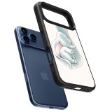 Coque iPhone 17 Pro Max - Silicone rigide noir Mom 1903