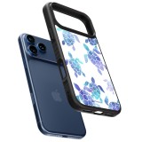 Coque iPhone 17 Pro Max - Silicone rigide noir Turtles pattern watercolor