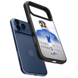 Coque iPhone 17 Pro - Silicone rigide noir Thank you Roger