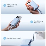 20W Powerbank Joyroom JR-PBM01 MagSafe 10000mAh externer Akku mit Standfuß - Grün