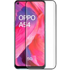 3D Tempered Glass OPPO A54 5G - Vitre de protection d'écran intégrale verre trempé avec bords noirs