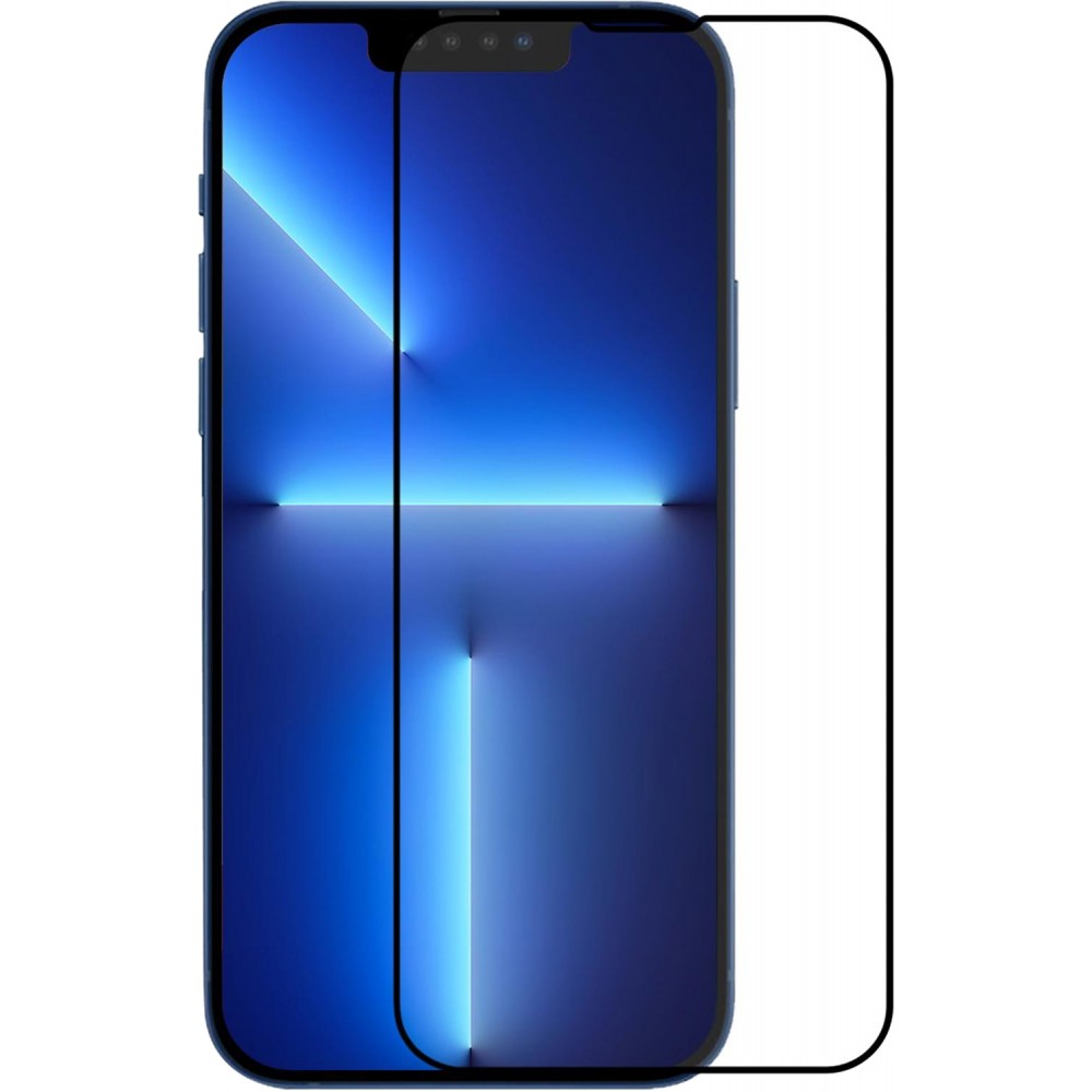 3D Tempered Glass iPhone 15 Plus - Vitre de protection d'écran intégrale verre trempé avec bords noirs