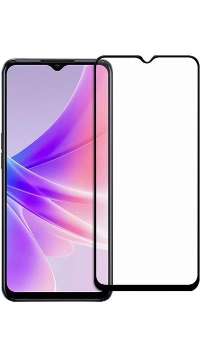 3D Tempered Glass OPPO A77 5G- Vitre de protection d'écran intégrale verre trempé avec bords noirs