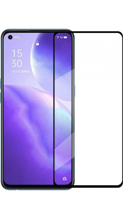 3D Tempered Glass OPPO Find X3 Lite - Vitre de protection d'écran intégrale verre trempé avec bords noirs