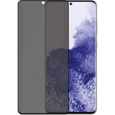 3D Tempered Glass Samsung Galaxy S21 Ultra - Vitre de protection d'écran intégrale Privacy anti-espion avec bords noirs