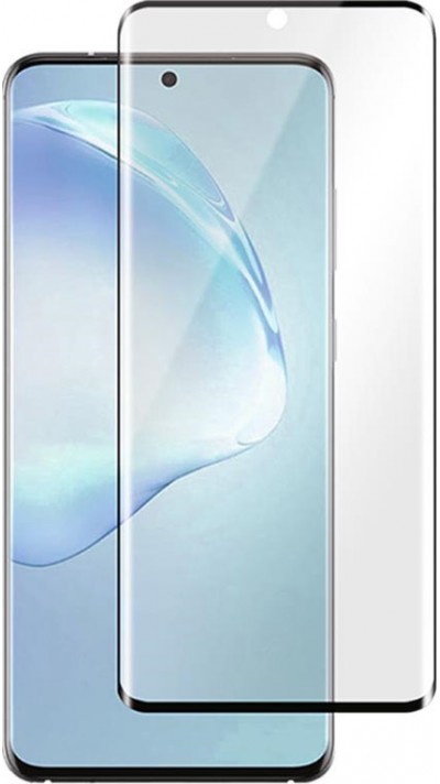 3D Tempered Glass Samsung Galaxy A55 5G - Full Screen Display Schutzglas mit schwarzem Rahmen