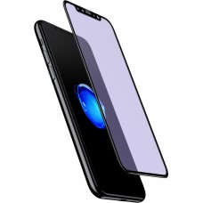 3D Tempered Glass vitre de protection noir anti-lumière bleue - iPhone XR
