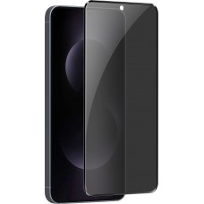 3D Tempered Glass Samsung Galaxy S25 Edge - Vitre de protection d'écran intégrale Privacy anti-espion avec bords noirs