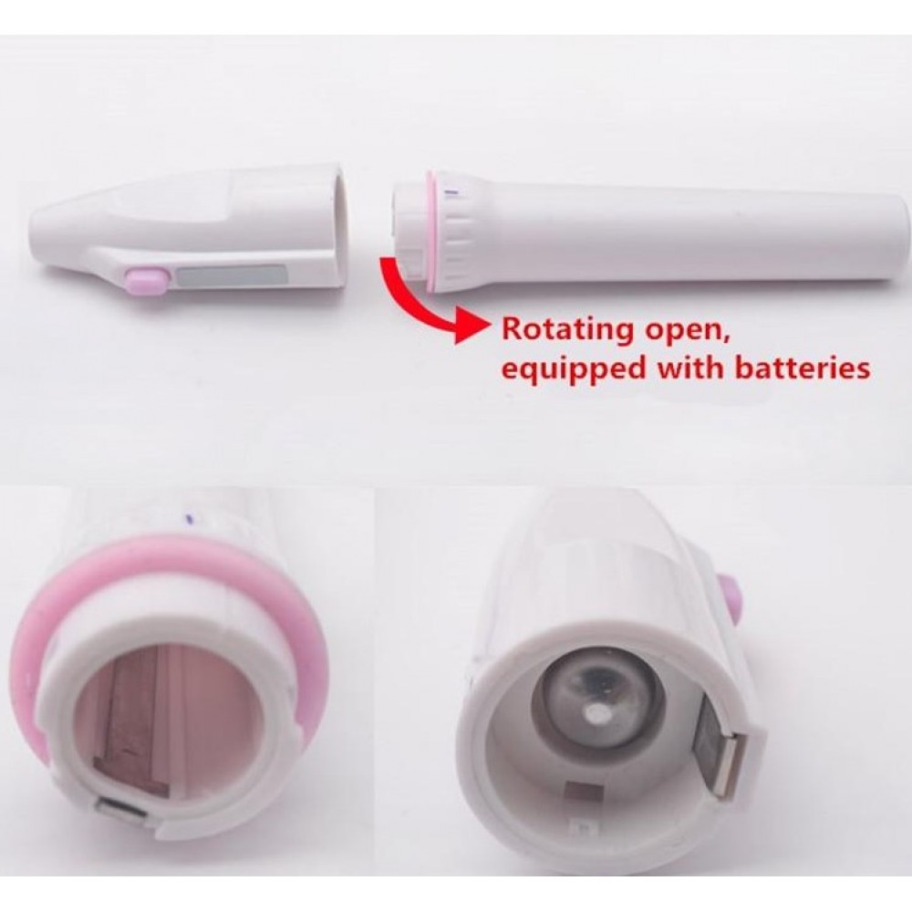 5 en 1 appareil électronique de soin des ongles manucure polissage avec 5 embouts - Blanc