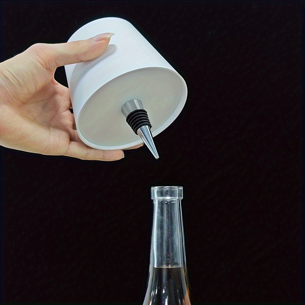 Abat-jour design lampe LED pour bouteille adaptable universel - Blanc