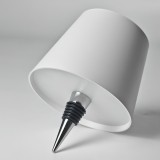 Abat-jour design lampe LED pour bouteille adaptable universel - Blanc