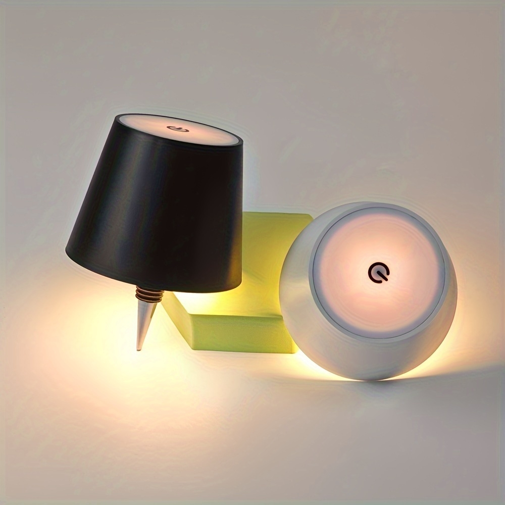 Abat-jour design lampe LED pour bouteille adaptable universel - Blanc