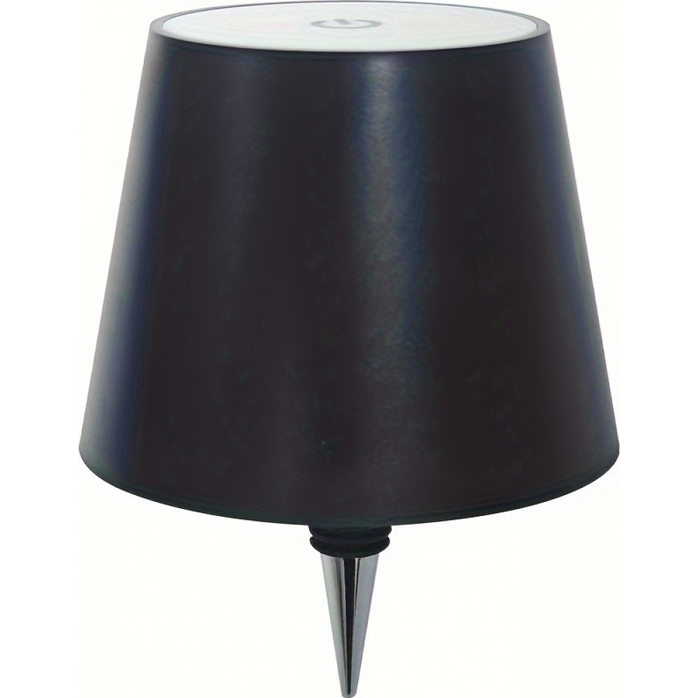 Abat-jour lampe LED pour bouteille adaptable universel - Noir