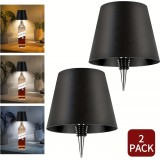 Abat-jour lampe LED pour bouteille adaptable universel - Noir