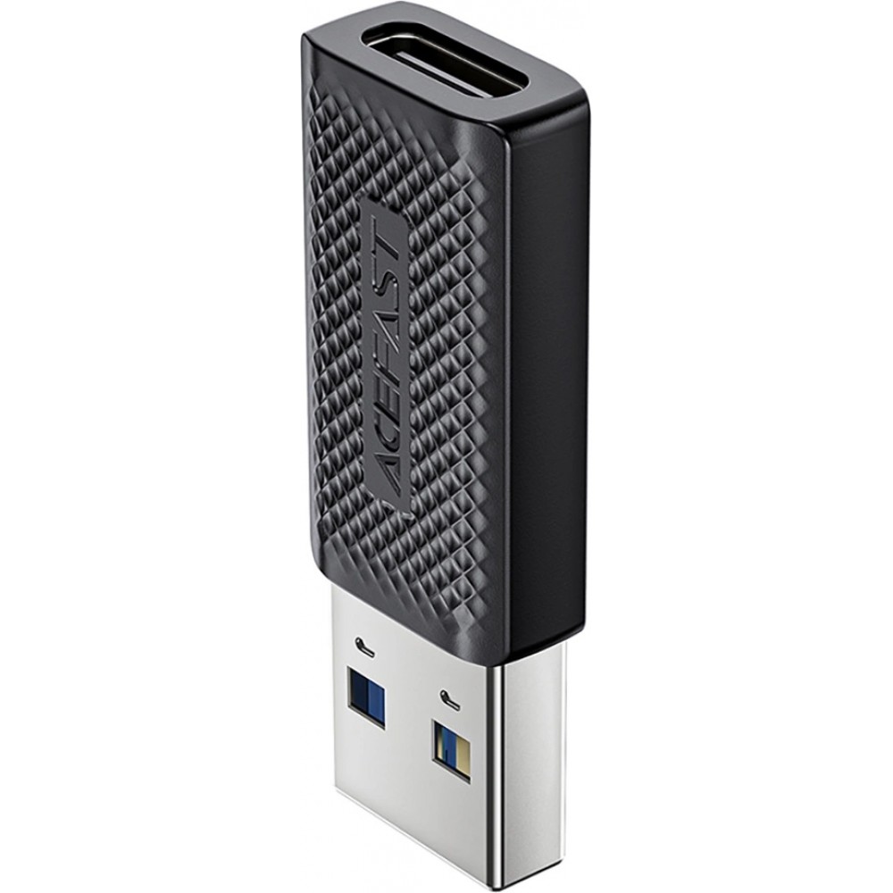 Acefast J2 - USB-C 3.0 (weiblich) auf USB-A 3.0 (männlich) Adapter 5Gb/s - Schwarz
