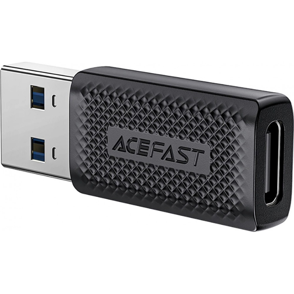 Acefast J2 - USB-C 3.0 (weiblich) auf USB-A 3.0 (männlich) Adapter 5Gb/s - Schwarz