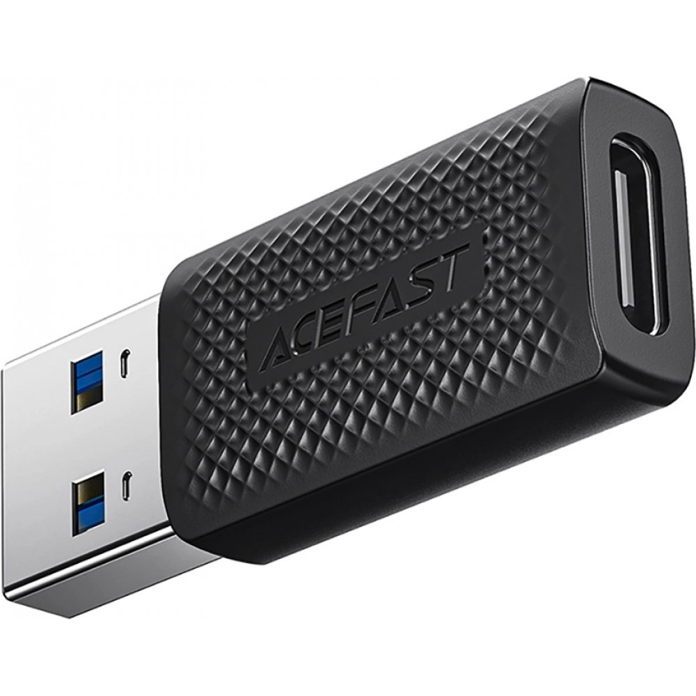 Acefast J2 - USB-C 3.0 (weiblich) auf USB-A 3.0 (männlich) Adapter 5Gb/s - Schwarz