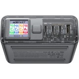 Acefast Z4 - Adaptateur Multifonction chargeur ultra puissant 218W 4 Ports PD GaN (3x USB-C + 1x USB-A) - Gris