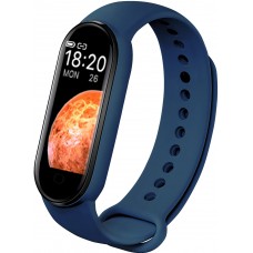 Active Fitness Tracker M7 - Bracelet sportif intelligent Montre connectée Bluetooth - Bleu foncé
