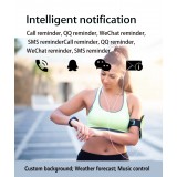 Active Fitness Tracker M7 - Bracelet sportif intelligent Montre connectée Bluetooth - Noir