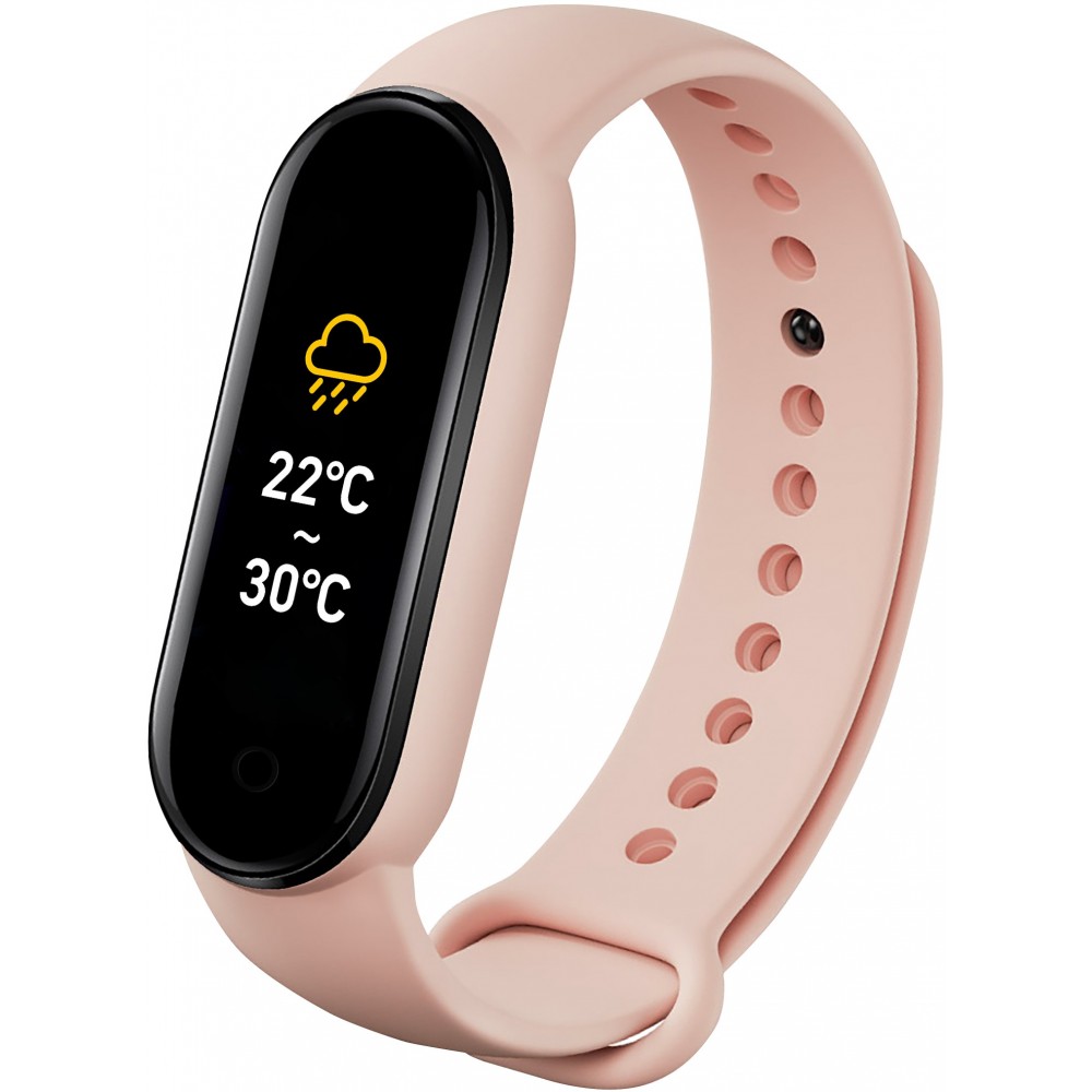 Active Fitness Tracker M7 - Bracelet sportif intelligent Montre connectée Bluetooth - Rose