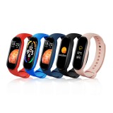 Active Fitness Tracker M7 - Bracelet sportif intelligent Montre connectée Bluetooth - Rose