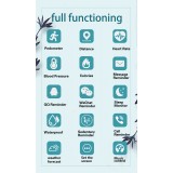 Active Fitness Tracker M7 - Bracelet sportif intelligent Montre connectée Bluetooth - Rose