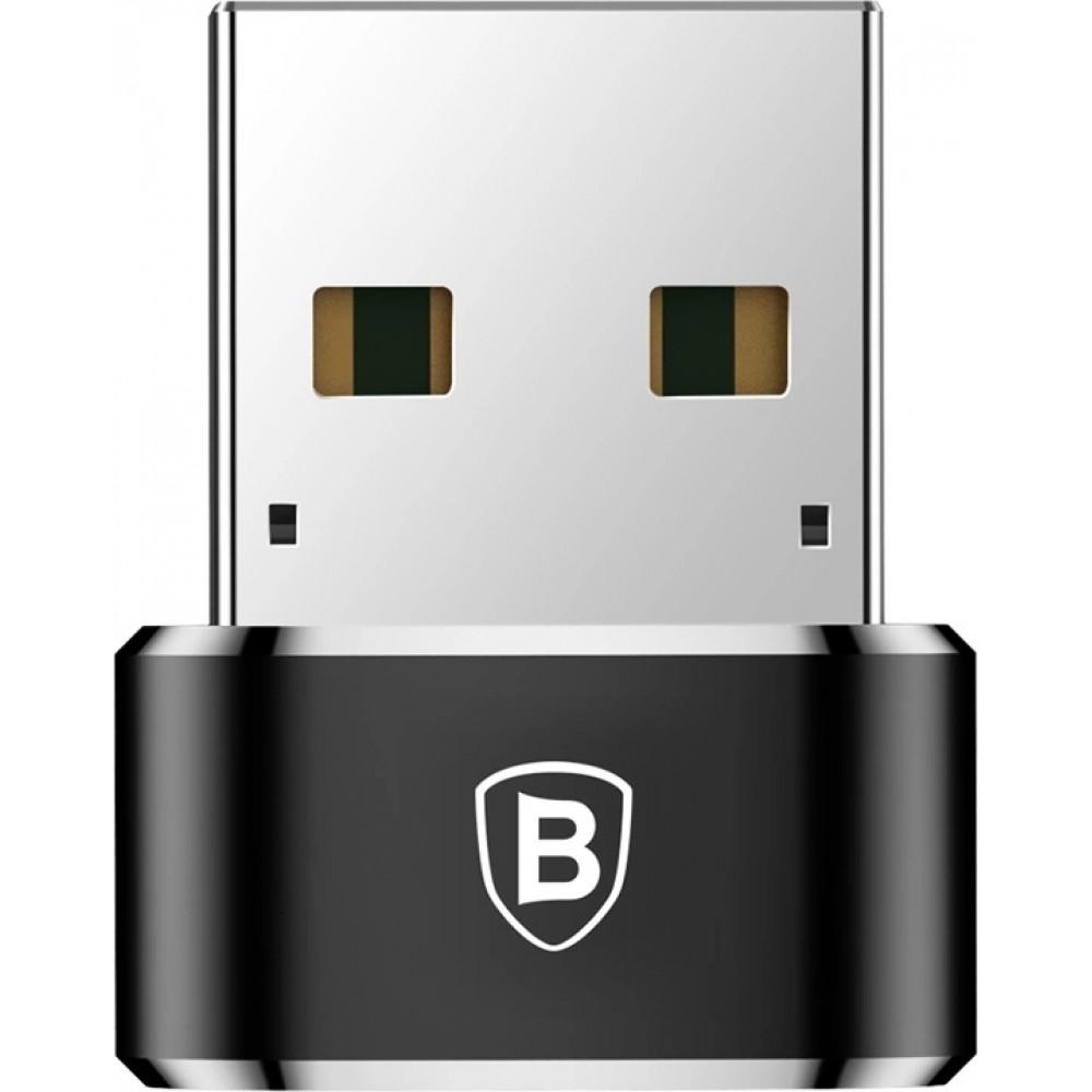 Adaptateur USB-C vers USB-A Mini Baseus haut débit pour appareils compatibles - Noir