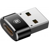Adaptateur USB-C vers USB-A Mini Baseus haut débit pour appareils compatibles - Noir