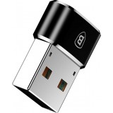 Adaptateur USB-C vers USB-A Mini Baseus haut débit pour appareils compatibles - Noir