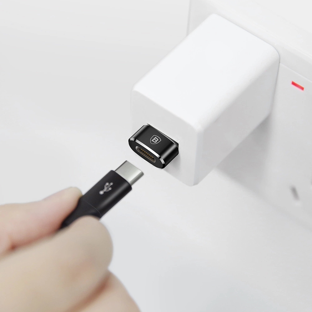 Adaptateur USB-C vers USB-A Mini Baseus haut débit pour appareils compatibles - Noir