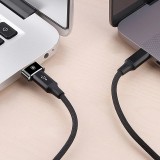 Adaptateur USB-C vers USB-A Mini Baseus haut débit pour appareils compatibles - Noir
