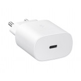 Adaptateur chargeur Samsung fast charging USB-C secteur Suisse 25W PD - Blanc