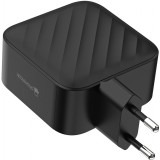Adaptateur chargeur secteur GaN 100W 3x USB-C et 1x USB-A (Power Delivery) - PhoneLook - Noir