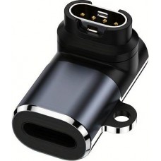 Adaptateur chargeur universel pour montre Garmin avec prise USB-C  - Noir